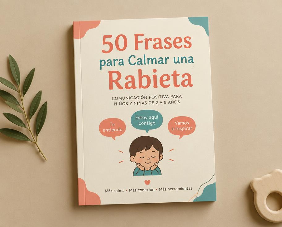 Guion de 50 frases para calmar una rabieta en el momento exacto